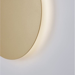 Aplica LED de perete design ambiental CYRCLE 30cm aurie 204104 universul-luminii.ro