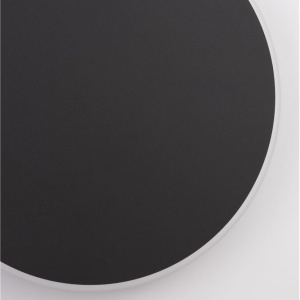 Aplica LED de perete design ambiental CYRCLE 30cm negru 204174 universul-luminii.ro