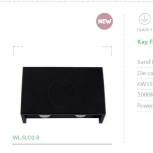 Aplica LED de perete design ambiental Sloane 2 - Img 4