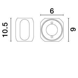 Aplica LED de perete design minimalist ELLI - Img 10