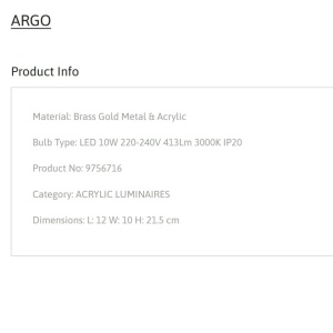 Aplica LED de perete design modern ARGO - Img 3
