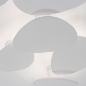 Aplica LED de perete design modern Cronus gips alb NVL-9084071 - Img 5