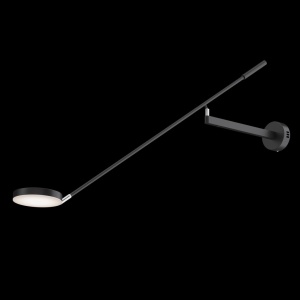 Aplica LED de perete directionabila design modern Fad negru mat 120004 universul-luminii.ro