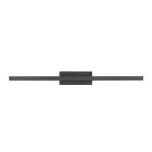 Aplica LED de perete pentru baie design modern FLAT IP44 negru