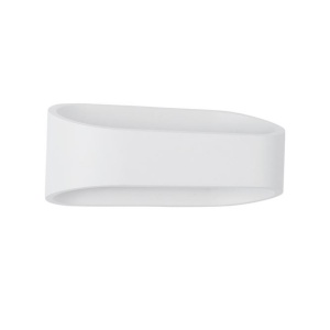Aplica LED de perete pentru iluminat exterior design modern IP54 MILE alb NVL-9257871