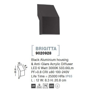 Aplica LED de perete pentru iluminat exterior IP65 FERRON 205644 universul-luminii.ro