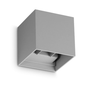 Aplica LED exterior ambientala IP54 ATOM AP D10 GRIGIO 4000K
