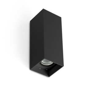 Aplica LED exterior IP65 KOV 2L Black square 6W 2700K