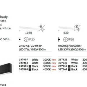 Aplica LED iluminat ambiental Delta ap d083 3000k 119854 universul-luminii.ro