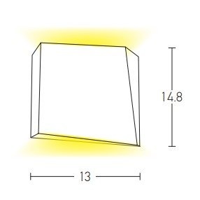Aplica LED iluminat exterior ambiental IP54 Keala 154384 universul-luminii.ro