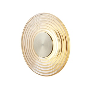 Aplica LED metal alama antique sticla chihlimbar Cleo, 4, universul-luminii.ro