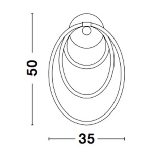 Aplica LED moderna, design deosebit CERELIA NVL-9082091 90784 universul-luminii.ro