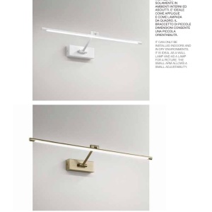 Aplica LED oglinda, tablou MAGIS L-48cm crom, 3000K 149754 universul-luminii.ro