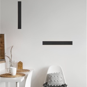 Aplica LED pentru baie cu protectie IP44 SELINE negru L-60cm 108784 universul-luminii.ro