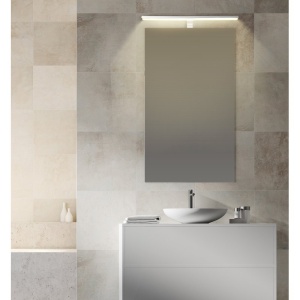 Aplica LED pentru baie design modern IP44 Jaime argintiu, opal - Img 2