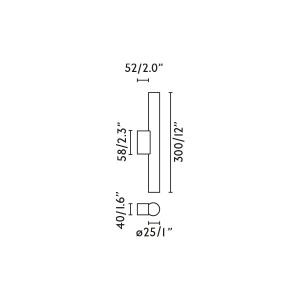 Aplica LED pentru baie IP44 CALMA 5W lemn/opal - Img 5