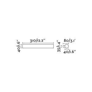 Aplica LED pentru oglinda baie moderna IP44 VOLGA 5W 63512 89784 universul-luminii.ro