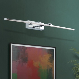 Aplica LED pentru tablou PUBLIO L-75cm crom 155914 universul-luminii.ro