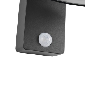 Aplica LED solara de exterior cu senzor de miscare IP44 Justina antracit 130494 universul-luminii.ro