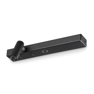 Aplica LED stil minimalist Bonne nuit-1 ap negru
