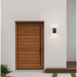 Aplica lumina ambientala pentru fatade IP65 SAM negru