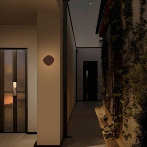 Aplica lumina ambientala pentru fatade sau terase BALIC corten - Img 2