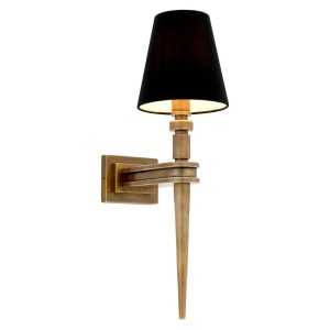 Aplica LUX din alama finisaj vintage, Waterloo Single 110986 HZ