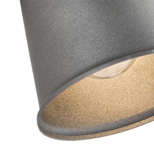 Aplica metalica reglabila stil industial KONGO 2L antracit 103824 universul-luminii.ro