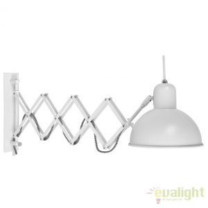 Aplica moderna cu brat extensibil ABERDEEN alb ABERDEEN/W/W
