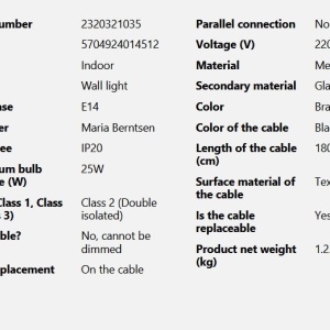 Aplica moderna design elegant nordic Shapes 183054 universul-luminii.ro