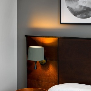 Aplica moderna design elegant SAMBA reader LED negru/verde 123894 universul-luminii.ro