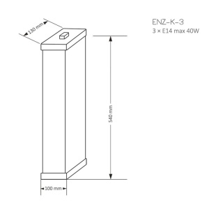 Aplica moderna din alama Enzo 79004 universul-luminii.ro