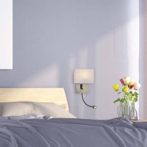 Aplica moderna eleganta cu reader Led Wall alama antic 6519AB SRT 53424 universul-luminii.ro