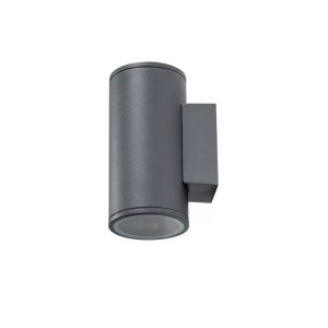 Aplica moderna exterior cu iluminat ambiental IP54 JOE WALL 2 gri inchis ZZ AZ3319