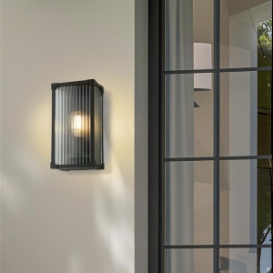 Aplica neagra perete exterior IP44 Cincinnati - Img 3