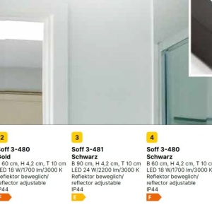 Aplica pentru oglinda baie reglabila IP44 MARILYN L-60cm aurie 234254 universul-luminii.ro