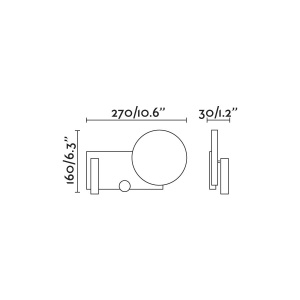 Aplica perete ambientala cu reader LED KLEE dreapta 20065 89754 universul-luminii.ro