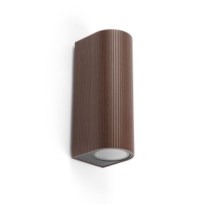 Aplica perete exterior IP65, 2xGU10 ESTELA maro ruginiu