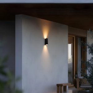 Aplica perete exterior IP65, 2xGU10 ESTELA negru - Img 2