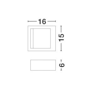 Aplica perete LED ambientala de exterior IP54 BLISS NVL-819502 79104 universul-luminii.ro