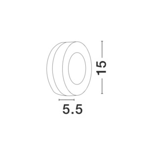 Aplica perete LED de exterior IP65 TUNE alba NVL-9529712 79574 universul-luminii.ro