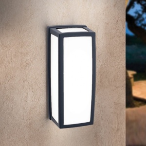 Aplica perete LED de exterior moderna IP54 Bob antracit