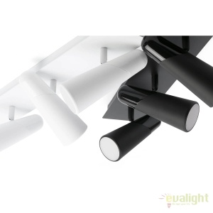 Aplica perete LED moderna cu 3 spoturi LAO neagra 29043 52044 universul-luminii.ro
