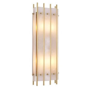 Aplica perete LUX Sparks L, alama antic/ alabastru