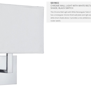 Aplica perete moderna Wall crom 5519CC SRT 53434 universul-luminii.ro