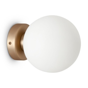 Aplica perete sau tavan design modern Basic form auriu, diametru 15cm