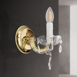 Aplica perete stil clasic Marie Claire 1 WA 2-521/1 gold OR - Img 5
