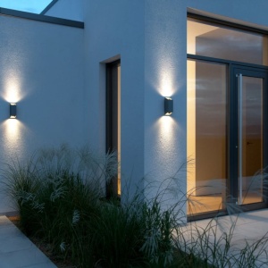 Aplica up/down de perete pentru iluminat exterior IP54 Nico square 22 antracit 115114 universul-luminii.ro