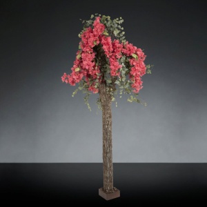 Aranjament floral mare decor festiv design LUX BOUGANVILLE TREE H-220cm