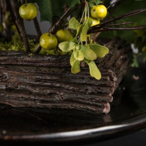 Aranjament floral mediu design LUX ALZATA CANADIAN WOOD - Img 3